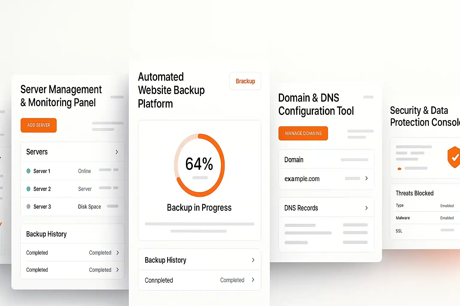 Web Hosting & Backups