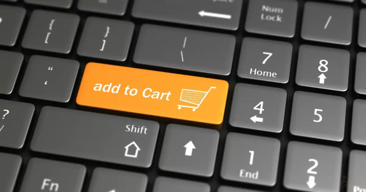 Modern online store showing simplified shopping experience with add-to-cart buttons